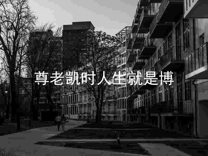 尊老凯时人生就是博