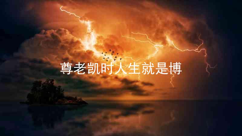 尊老凯时人生就是博